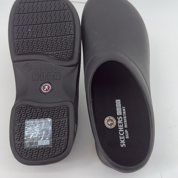 Skechers Black Slip-On Clogs - Picture 4 of 5